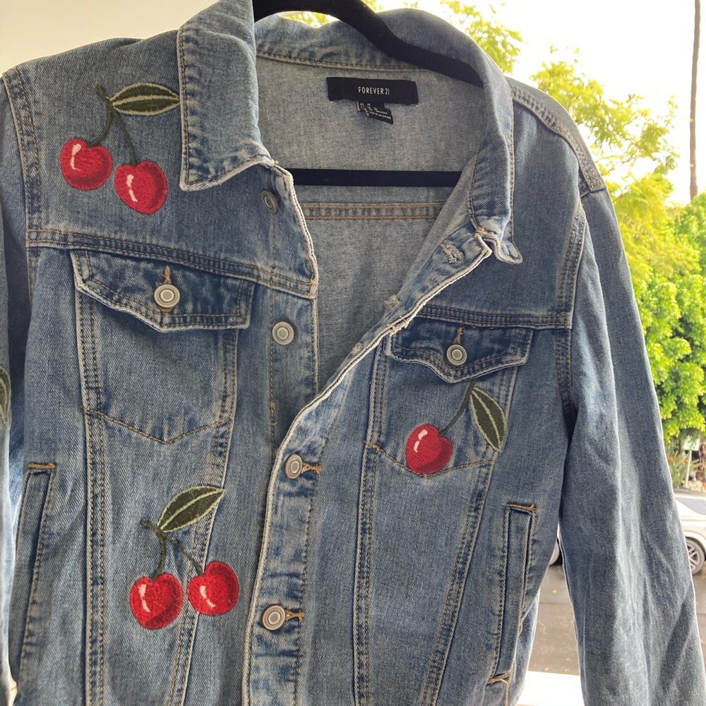 Forever 21 kids jean jacket